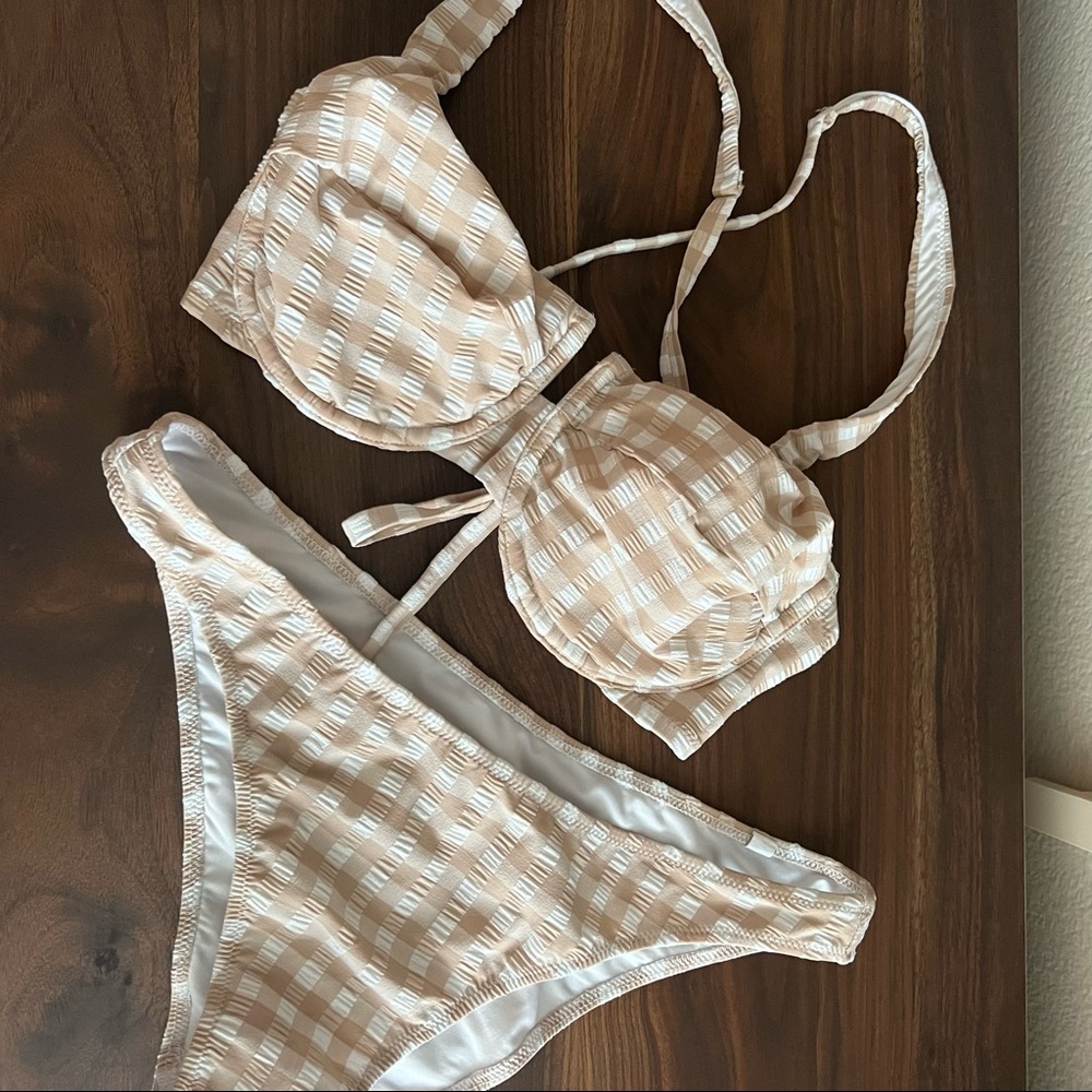 Tan Bikini Set